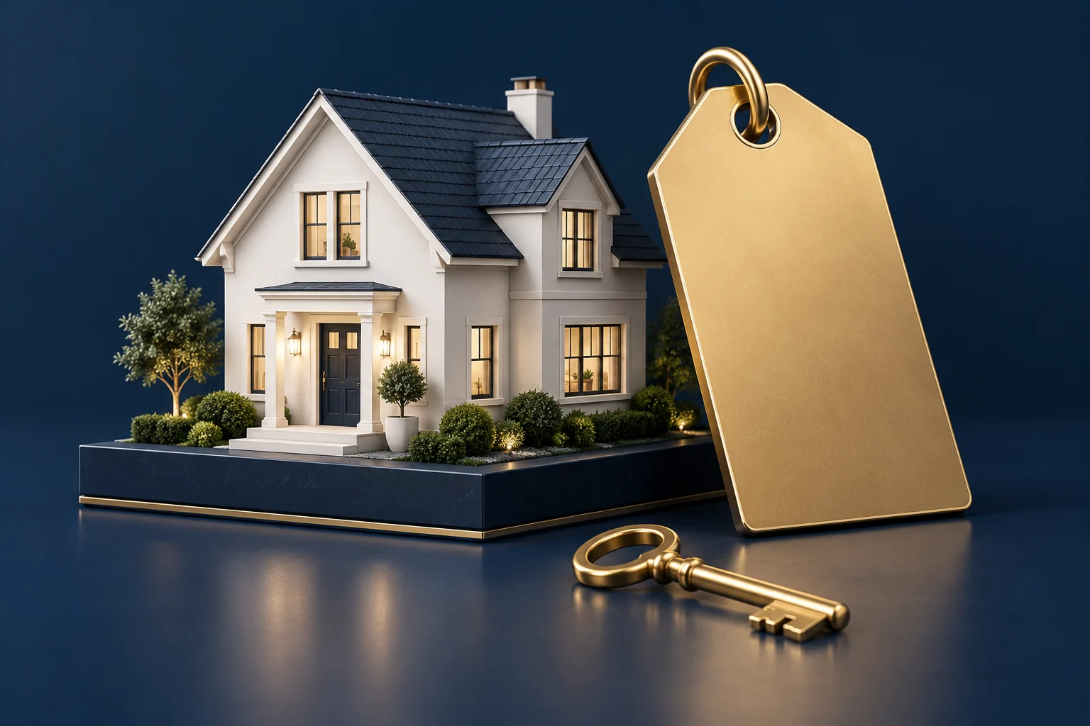 Ein großes Preisschild verändert den Wert des Hauses nicht