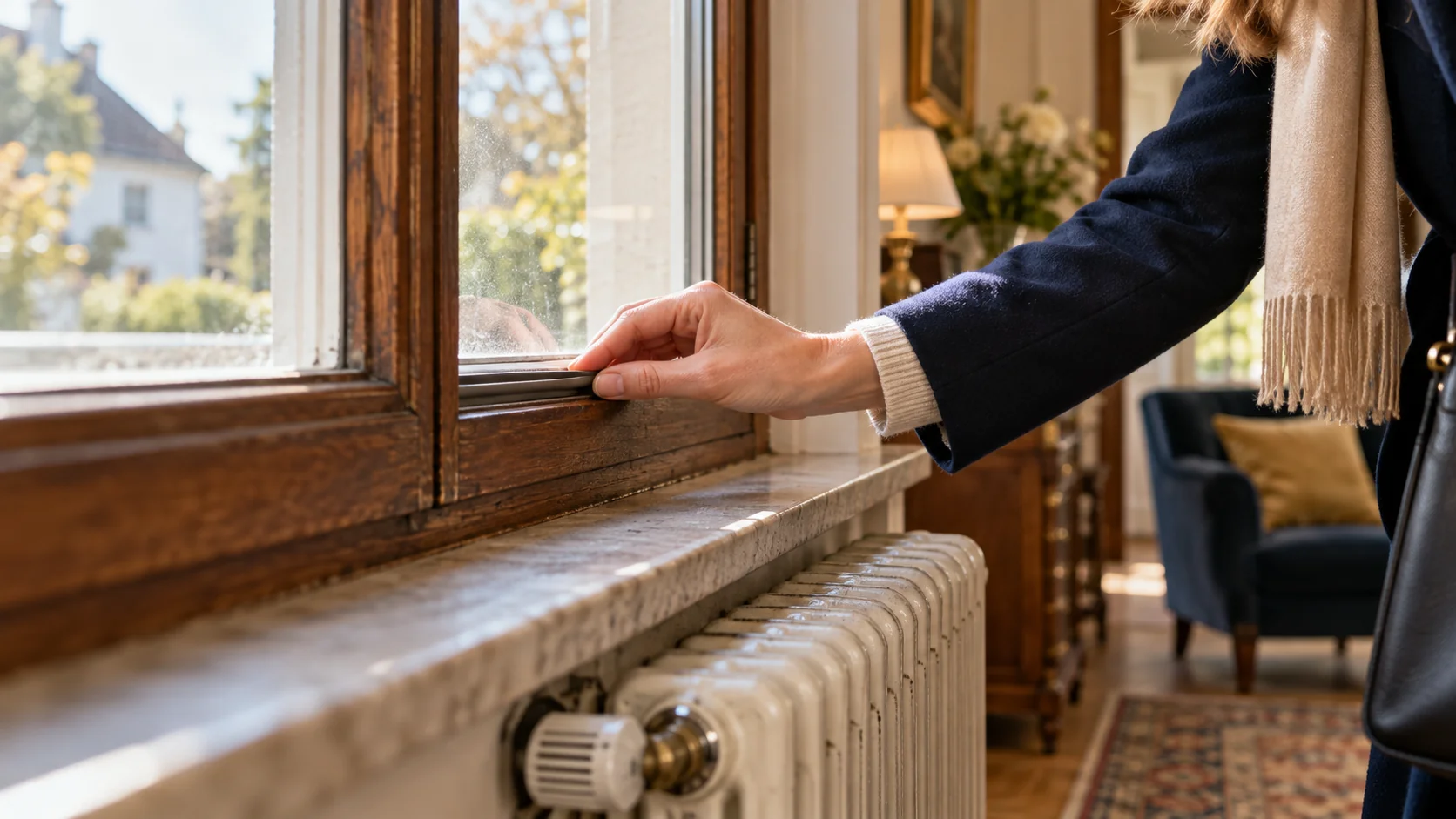 Ältere Fenster verdienen einen genauen Blick auf Zustand und Dichtungen – KI-generiertes Symbolbild, keine technische Prüfung